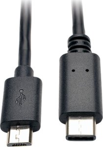 Kabel USB Eaton USB-C - USB-C micro-B 1.83 m Czarny (U040-006-MICRO) 1