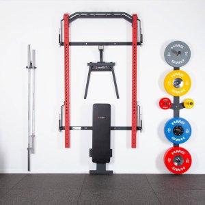 HMS Wielofunkcyjna klatka treningowa składana HMS KLT22 czerwona 12