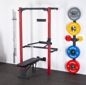 HMS Wielofunkcyjna klatka treningowa składana HMS KLT22 czerwona 14