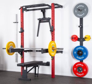 HMS Wielofunkcyjna klatka treningowa składana HMS KLT22 czerwona 2