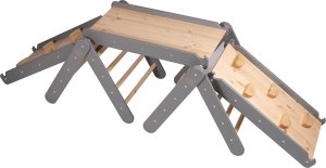 MeowBaby Meowbaby Dwie Drewniane Drabinki dla Dzieci ze Zj 3