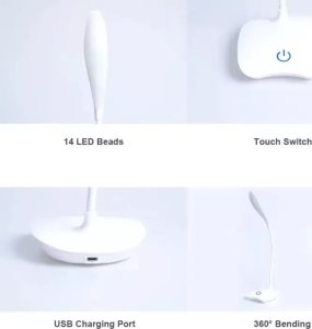 Lampka biurkowa Tech-Led niebieska 4