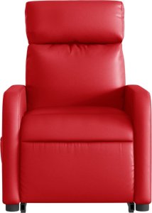 vidaXL Rozkładany fotel pionizujący, elektryczny, czerwony 8