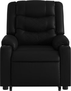 vidaXL Rozkładany fotel pionizujący z masażem, elektryczny, czarny 9