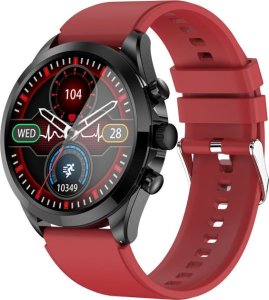Smartwatch Hagen Smartwatch  męski Hagen HC67.14.535 czerwony pasek 1