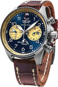 Zegarek Vostok Europe Zegarek męski Vostok Europe 6S21-325A667 brązowy 1