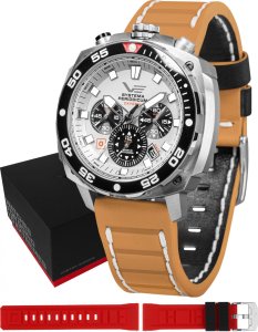 Zegarek Vostok Europe Zegarek męski Vostok Europe VK67-650A722 brązowy 1