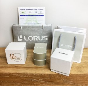Zegarek Lorus Zegarek męski Lorus RT337KX9 srebrny 2