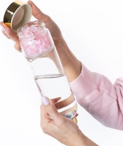 Soxo Butelka na wodę z kwarcem 450ml 2