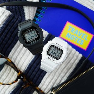Zegarek sportowy BABY-G Zegarek Casio BGD-5650-1ER czarny pasek 5