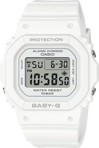 Zegarek sportowy BABY-G Zegarek Casio Baby-G BGD-565U-7ER biały pasek 1