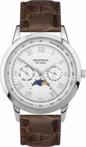 Zegarek Sekonda Zegarek męski Sekonda 30146 brązowy 1