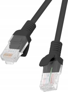 Lanberg Kabel LAN Patchcord UTP RJ45 kat.6 czarny 0,50m HQ 1