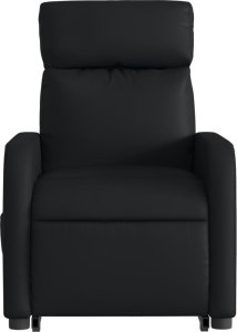 vidaXL Podnoszony fotel masujący, rozkładany, czarny 8