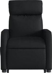 vidaXL Rozkładany fotel pionizujący z masażem, elektryczny, czarny 8