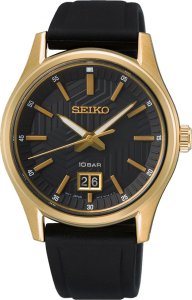 Zegarek Seiko Zegarek męski Seiko SUR560P1 czarny 1