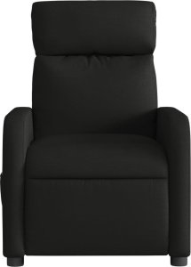 vidaXL Rozkładany fotel masujący, elektryczny, czarny, tkanina 9