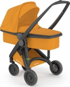 Wózek Greentom Greentom Wózek Carrycot (v.2.1) Black-Sunflower 1