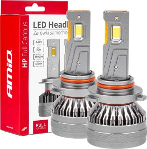 AMiO Żarówki samochodowe led seria hp full canbus hb3 9005/hir1 9011/h10 6500k amio-03678 1