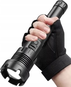 Latarka Tech-Led Supermocna latarka taktyczna 40w 5000lm XHP90 zoom USB 7 trybów pracy Supermocna latarka taktyczna 40w 5000lm XHP90 zoom USB 7 trybów pracy 5