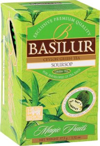 Basilur Basilur SOURSOP herbata zielona gravioli - w kopertach 25 x 1,5 g 1