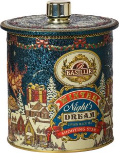 Basilur Basilur SHOOTING STAR herbata czarna wata cukrowa - liściasta w puszce 100 g 3