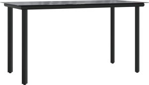 vidaXL 9-cz. zestaw mebli ogrodowych z poduszkami, szary, rattan PE 5