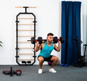 HMS ‎Hantel SGN120 Pro Set bitumiczny 2 x 10 kg 12