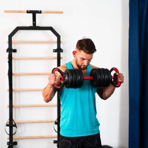 HMS ‎Hantel SGN120 Pro Set bitumiczny 2 x 10 kg 15