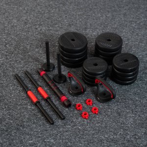 HMS ‎Hantel SGN120 Pro Set bitumiczny 2 x 10 kg 3