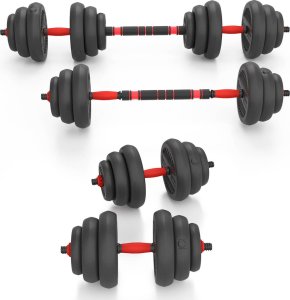 HMS ‎Hantel SGN120 Pro Set bitumiczny 2 x 10 kg 6