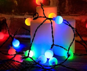 Verk Girlanda ogrodowa solarna lampki 40 led multikolor Girlanda ogrodowa solarna lampki 40 led multikolor 11