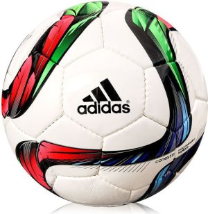Adidas Piłka nożna CONEXT15 TOP REPLICA M36884 biała/multikolor, szyta (01531) 1