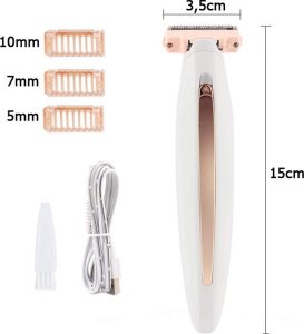 Depilator Verk Depilator do ciała maszynka damska usb led Depilator do ciała maszynka damska usb led 2
