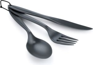 GSI Outdoors Zestaw sztućców 3 Pc Ring Cutlery Set- Grey (70505) 1