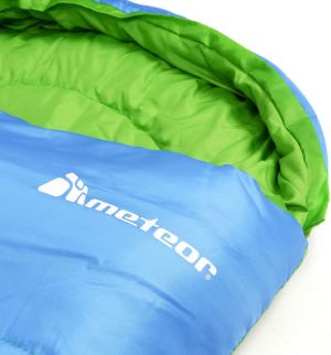Meteor Śpiwór YMER niebieski/zielony (81099) 3