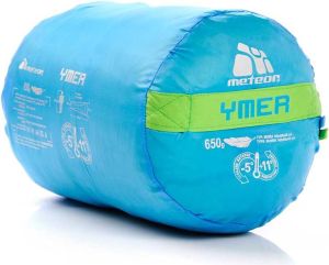 Meteor Śpiwór YMER niebieski/zielony (81099) 4