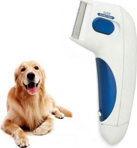 Verk Elektryczny grzebień na pchły gęsty dla psa kota Elektryczny grzebień na pchły gęsty dla psa kota 4