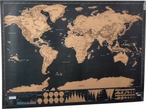Verk Mapa świata zdrapka dla podróżnika 82 x 59 cm Mapa świata zdrapka dla podróżnika 82 x 59 cm 5