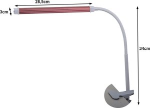 Lampka biurkowa Verk Lampka bezcieniowa biurkowa z klipsem kosmetyczna Lampka bezcieniowa biurkowa z klipsem kosmetyczna 8