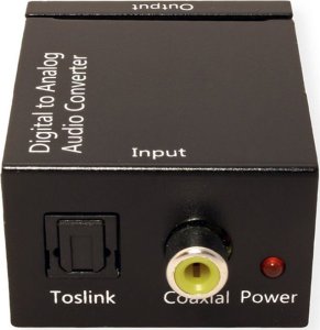 Adapter AV Verk Konwerter optyczny toslink spdif na 2x cinch rca Konwerter optyczny toslink spdif na 2x cinch rca 4