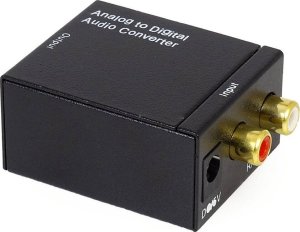 Adapter AV Verk Konwerter optyczny toslink spdif na 2x cinch rca Konwerter optyczny toslink spdif na 2x cinch rca 7