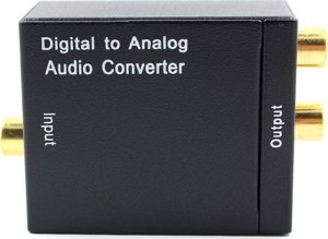 Adapter AV Verk Konwerter optyczny toslink spdif na 2x cinch rca Konwerter optyczny toslink spdif na 2x cinch rca 8