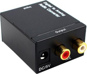 Adapter AV Verk Konwerter optyczny toslink spdif na 2x cinch rca Konwerter optyczny toslink spdif na 2x cinch rca 10
