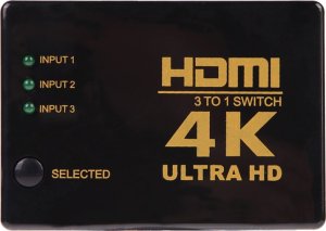 Verk Switch rozdzielacz 3x do 1 hdmi 4k uhd + pilot ir Switch rozdzielacz 3x do 1 hdmi 4k uhd + pilot ir 5