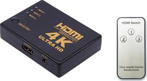 Verk Switch rozdzielacz 3x do 1 hdmi 4k uhd + pilot ir Switch rozdzielacz 3x do 1 hdmi 4k uhd + pilot ir 6