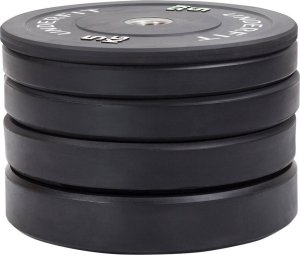 UnderFit Obciążenie olimpijskie bumper Black 20 kg 5