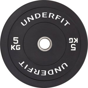 UnderFit Obciążenie olimpijskie bumper Black UNDERFIT 5 kg 1