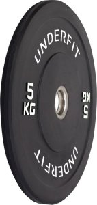 UnderFit Obciążenie olimpijskie bumper Black UNDERFIT 5 kg 2
