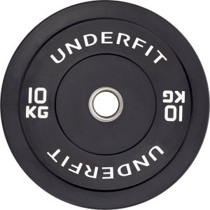 UnderFit Obciążenie olimpijskie bumper Black UNDERFIT 10 kg 1